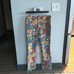 MOTHER Floral Multicolor Jeans
